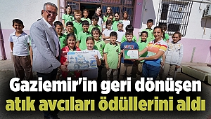 Gaziemir'in geri dönüşen atık avcıları ödüllerini aldı