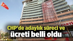 CHP'de adaylık süreci ve ücreti belli oldu