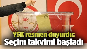 YSK resmen duyurdu: Seçim takvimi başladı