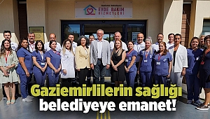 Gaziemirlilerin sağlığı belediyeye emanet!