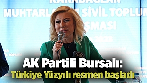 AK Partili Bursalı: Türkiye Yüzyılı resmen başladı