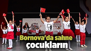 Bornova'da sahne çocukların