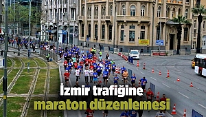 İzmir trafiğine maraton düzenlemesi