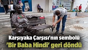 Karşıyaka Çarşısı'nın sembolü 'Bir Baba Hindi' geri döndü