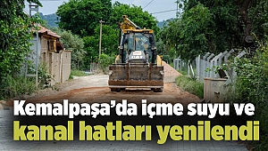 Kemalpaşa’da içme suyu ve kanal hatları yenilendi