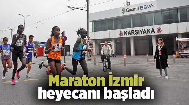 Maraton İzmir heyecanı başladı