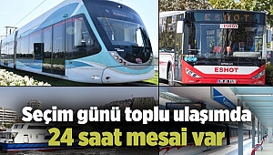 Seçim günü toplu ulaşımda 24 saat mesai var