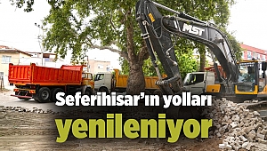 Seferihisar’ın yolları yenileniyor