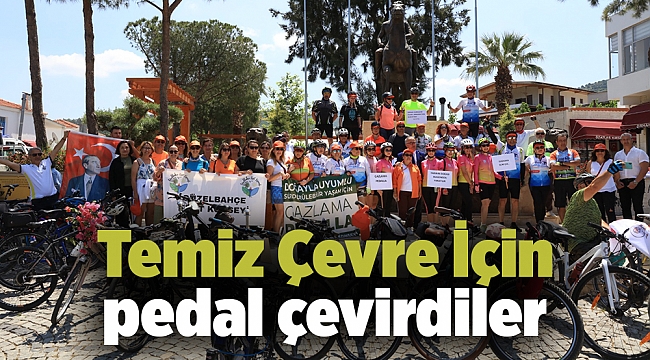 Temiz Çevre İçin Pedal Çevirdiler