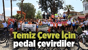 Temiz Çevre İçin Pedal Çevirdiler