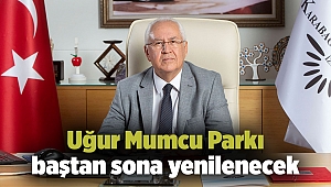 Uğur Mumcu Parkı baştan sona yenilenecek