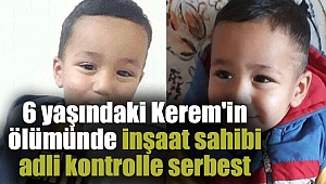 6 yaşındaki Kerem'in havuzda ölümünde inşaat sahibi adli kontrolle serbest