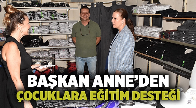 Başkan Anne’den çocuklara eğitim desteği