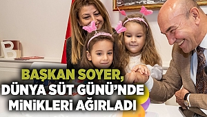 Başkan Soyer, Dünya Süt Günü'nde minikleri ağırladı