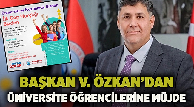 Başkan V. Özkan’dan Üniversite Öğrencilerine Müjde