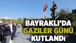 Bayraklı’da Gaziler Günü kutlandı