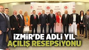 İzmir'de adli yıl açılış resepsiyonu verildi