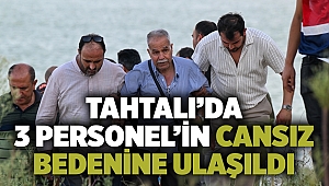 İzmir'de baraj gölüne düşen helikopterdeki 3 personelin cenazelerine ulaşıldı