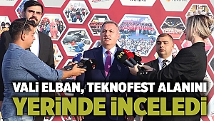 İzmir Valisi Elban'dan TEKNOFEST alanında inceleme