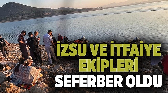 İZSU ve itfaiye ekipleri seferber oldu 