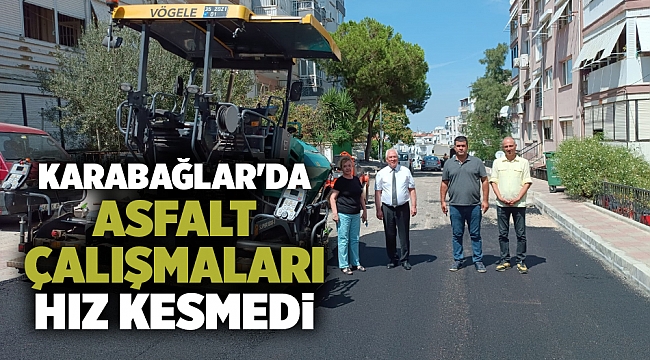 Karabağlar'da asfalt çalışmaları hız kesmedi