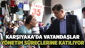 Karşıyaka’da vatandaşlar yönetim süreçlerine katılıyor