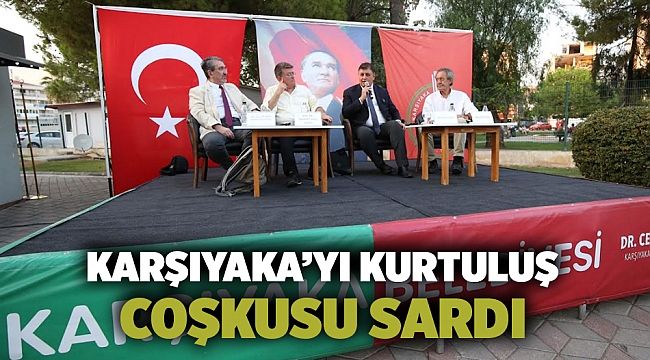 Karşıyaka’yı kurtuluş coşkusu sardı