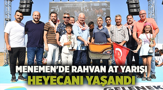 Menemen'de Rahvan At Yarışı Heyecanı Yaşandı