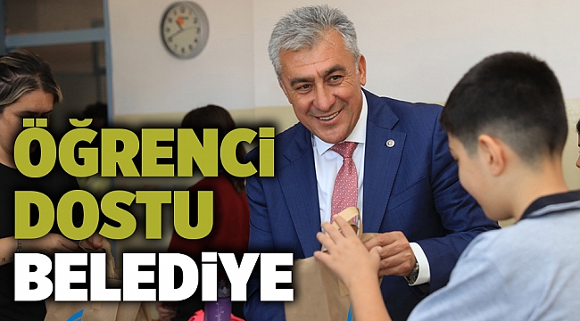 Öğrenci dostu belediye Güzelbahçe