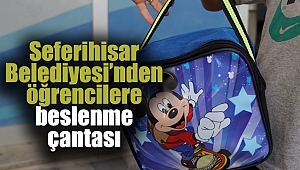 Seferihisar Belediyesi’nden öğrencilere beslenme çantası