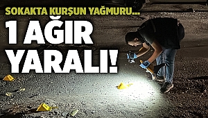 Sokakta kurşun yağmuru... 1 ağır yaralı!