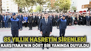 85 yıllık hasretin sirenleri Karşıyaka’nın dört bir yanında duyuldu