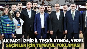 AK Parti İzmir İl Teşkilatında, yerel seçimler için temayül yoklaması