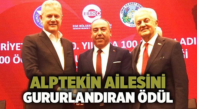 Alptekin Ailesini Gururlandıran Ödül