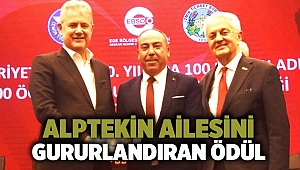 Alptekin Ailesini Gururlandıran Ödül