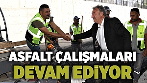 Asfalt çalışmaları devam ediyor