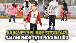 Aşık Veysel Buz Sporları Salonu’nda tatil yoğunluğu