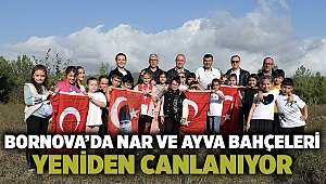 Bornova’da nar ve ayva bahçeleri yeniden canlanıyor 