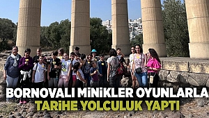 Bornovalı minikler oyunlarla tarihe yolculuk yaptı