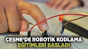 Çeşme’de Robotik Kodlama eğitimleri başladı