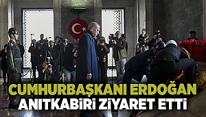 Cumhurbaşkanı Erdoğan, Anıtkabiri ziyaret etti