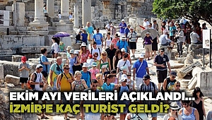 Ekim ayı verileri açıklandı… İzmir’e kaç turist geldi?