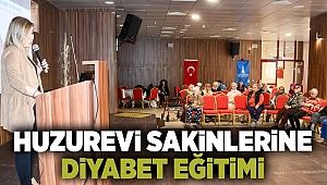 Huzurevi sakinlerine diyabet eğitimi