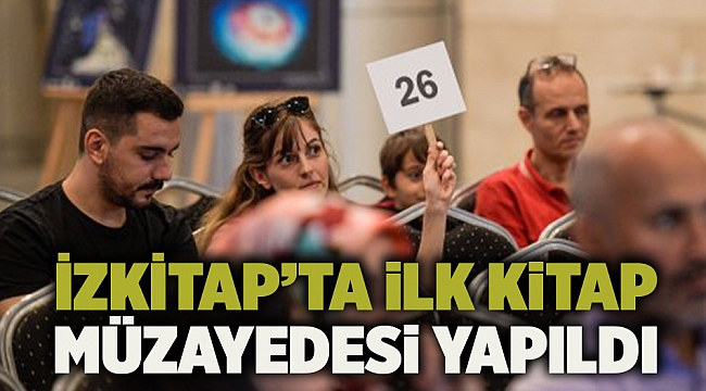 İZKİTAP’ta ilk kitap müzayedesi yapıldı