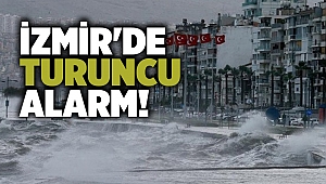 İzmir'de turuncu alarm!