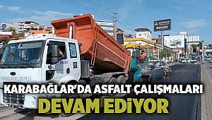 KARABAĞLAR'DA ASFALT ÇALIŞMALARI DEVAM EDİYOR