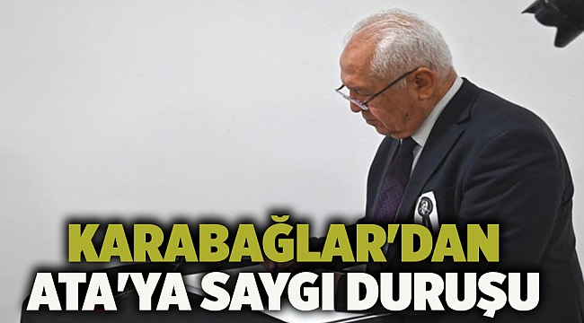 Karabağlar'dan Ata'ya saygı duruşu