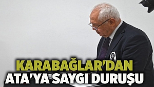 Karabağlar'dan Ata'ya saygı duruşu