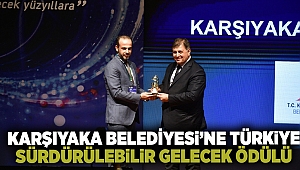 Karşıyaka Belediyesi’ne Türkiye Sürdürülebilir Gelecek Ödülü