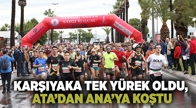 Karşıyaka tek yürek oldu, Ata’dan Ana’ya koştu